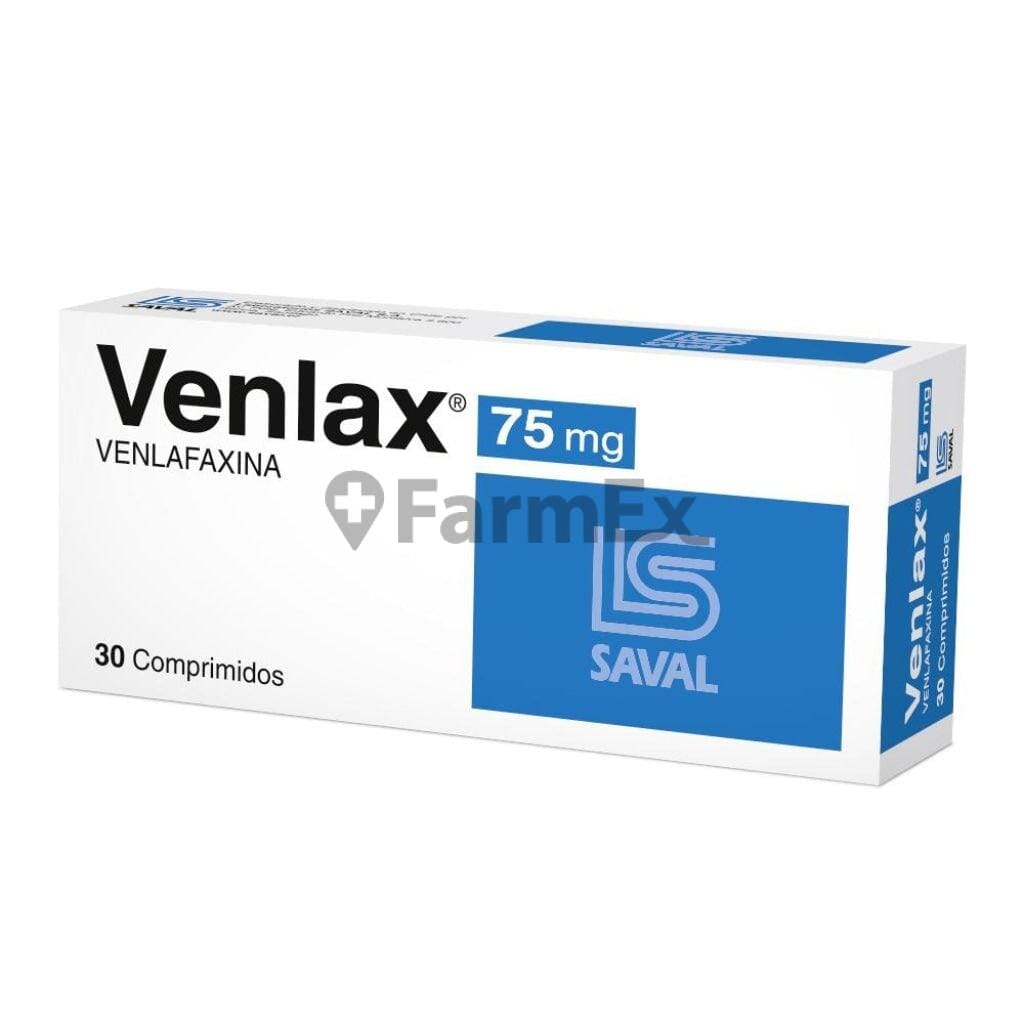 Venlax 75 mg x 30 comprimidos susc-1 de 5 meses Farmex-Suscripciones-Persistente